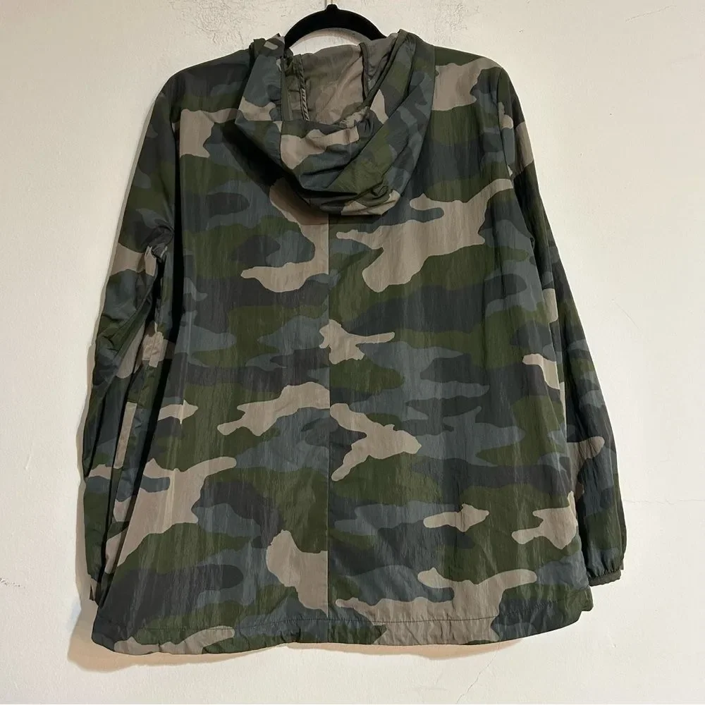 Aerie Offline Camo Lightweight Windbreaker Jacket Size Small - Picture 5 of 9